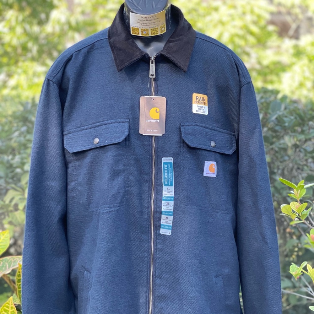 CARHARTT‎ PAWNEE SHIRT JACKET 104074 BLUE